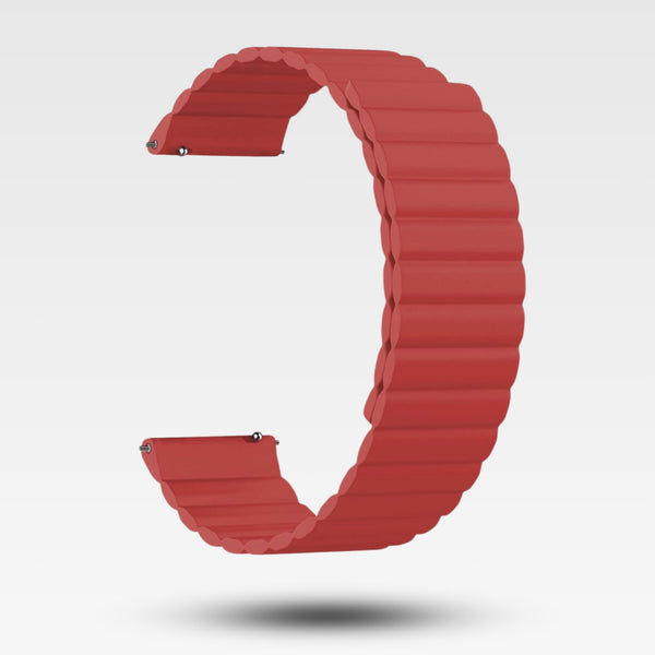 MAGNETIC STRAP FOR WATCH | RED COLOUR | 22 MM