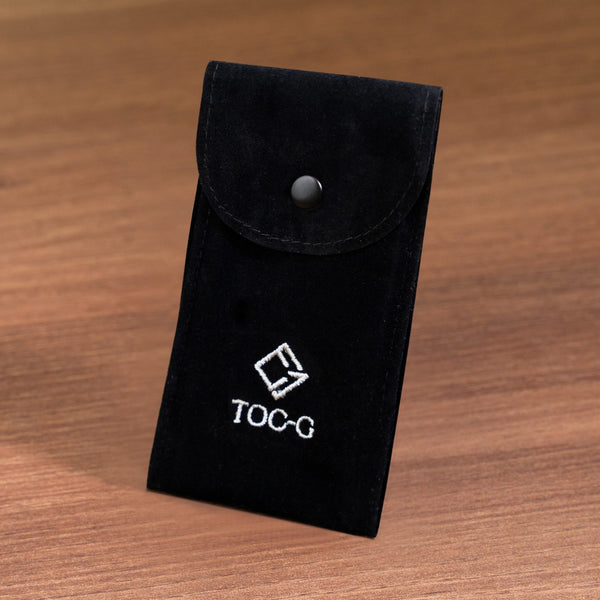 TOC-G STANDARD TRAVEL WATCH POUNCH - VELVET - BLACK